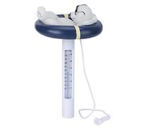 Respicefinem Cute Cartoon Animal Shaped Floating Thermometer For Swimming Pools Hot Tubs Pond With Durable Plastic And Built In Rope For Easy Monitoring