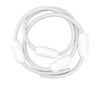 Respicefinem D45 Pool Cleaner Feed Hose Replacement with 4 D10 Floats Ideal for Large Swimming Pools Offers Pressurized Water Power and Reusable Durability 10 Feet Long Compatible