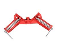 Respicefinem Degree Clamp Aluminum Alloy And Steel Screws Construction For Picture Frame Woodworking 26×15×3 Red 90 Degree Right Angle Corner Clamp Fixture