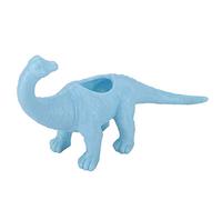 Respicefinem Dinosaur Animal Flower Pot For And Succulent Plants Quality PVC Material Ideal For Home Garden And Balcony Planting Approx 22 * 6 * 12 5cm Size Available In Multipl (Light Blue)