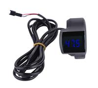 Respicefinem Display Digitale della Tensione Acceleratore del Pollice con Monitoraggio della Tensione in Tempo Reale per Scooter Elettrici Compatibile con 12V 99V Piombo Acido