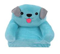 Respicefinem Divano per Bambini Cucciolo Blu Simpatico Cartone Animato Divanetto Letto Pieghevole Doppio Uso Seggiolino per Bambini con Fodera in Morbido Peluche Corto 3 Strati (2 Tier)