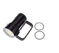 Respicefinem Diving Flashlight Up To 28800 Luminous Photography Flashlight For Outdoor Diving Cave Diving Wreck Diving And Walking Light With Bracket Stand 4.80 2.56 2.17 Inch 14.0