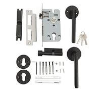 Respicefinem Door Lock Handle Set Premium Grade Stainless Steel Impact Prevention Keyed Entry Handles Ideal for Home and Commercial Doors Indoor and Outdoor Use Durable and Stylish