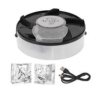 Respicefinem Electric Fly Trap Indoor Home Fly Catcher Rotante Automatico Catcher con Esca Intrappolante per (Nero)