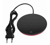 Respicefinem Electric Waterproof Touch Heating Cup Mat With Adjustable Temperature For Coffee Tea Milk In Office Home School EU 220V (EU Plug 220V)
