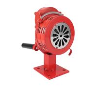 Respicefinem Emergency Hand Crank Siren Aluminium Alloy 110db Alarm Siren Horns For Red Alert Ideal For Emergency Warning And War Time Situations With Green Color (Red)