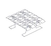 Respicefinem Foldable Practical Baking Rack With 16 Holes And Large Capacity Ideal For Baking Roasting Cooking And Grilling At Weddings Birthdays And Other Special Occasions Measur