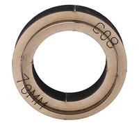 Respicefinem Fustella per pelle con base in legno extra spessa - Striscia di fustella riutilizzabile realizzata a mano per lavori fai da te in pelle, creazione di gioielli e