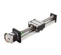 Respicefinem Guida lineare CNC con guida lineare a vite a ricircolo di sfere con corsa 200 mm e motore 42 Ideale per l'industria dell'automazione Movimento lineare ad alta (Vite 1605 portata
