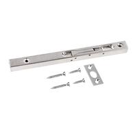 Respicefinem Home Gate Door Security Guard 304 Stainless Steel Flush Latch Bolt Slide Lock For Residential Daily Use 6inch Resistant Easy To Install And U (10-inch 304 brushed wire (not transparent