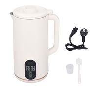 Respicefinem Household Multi Functional Automatic Countertop Blender Ideal For Making Soy Milk Smoothies And More With Green Us Plug 110V Anti Scald Design And Silent Operation (White EU Plug 220V)