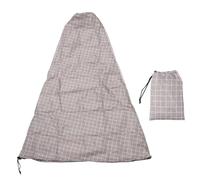 RESPICEFINEM Impossibile prevenzione della polvere Patio Coperchio di buca per fuoco Chiminea Fumo realizzato in tessuto oxford 210D per giardini e balconi un versatile e facile (Pattern griglia)