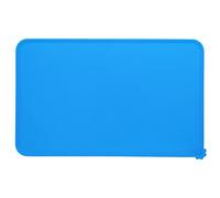Respicefinem in silicone grigio per alimentazione per alimentazione materassino impermeabile non slip morbido e facile da pulire ideale per le fontane e gli alimentatori (Blu)