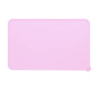 Respicefinem in silicone grigio per alimentazione per alimentazione materassino impermeabile non slip morbido e facile da pulire ideale per le fontane e gli alimentatori (Rosa)