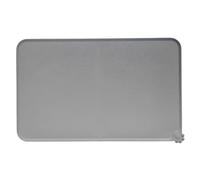 Respicefinem in silicone grigio per alimentazione per alimentazione materassino impermeabile non slip morbido e facile da pulire ideale per le fontane e gli alimentatori (Grigio)
