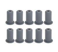 Respicefinem Kit di instradamento cavi per boccole passanti in silicone Passacavo a parete Diametro 0,75 pollici Nero 10 pezzi (grigio)