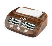 Respicefinem Leap Clock Clock Digital Timer con ritardo e bonus per giochi tavolo professionale con il colore del legno e contano la funzione di conto alla rovescia fino a 10 ore