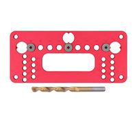 Respicefinem Localizzatore di punzonatura per maniglia della porta realizzato in lega di alluminio per un'installazione accurata di armadietti e guardaroba con spaziatura