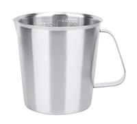 Respicefinem Milk Frating Brocca schiuma 1000 ml Brocca del latte di caffè in acciaio inossidabile con scala per l'uso della domestica di barista professionale ad arte latte Uso