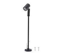 Respicefinem Mini Spotlight Ideale per le luci del display per mostrare gioielli sugli armadietti dei tavoli da salsa e più con una testa regolabile alla luce focalizzata luminosa (Nero)