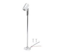 Respicefinem Mini Spotlight Ideale per le luci del display per mostrare gioielli sugli armadietti dei tavoli da salsa e più con una testa regolabile alla luce focalizzata luminosa (Argento)