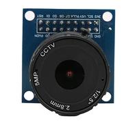 Respicefinem Modulo fotocamera OV7670 5 MP con supporto in metallo Macro CS regolabile e obiettivo 2,8 mm per progetti di sviluppo fai-te e applicazioni di imaging integrate