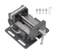 Respicefinem Morsa da banco da 4 pollici Morsa ad angolo inclinabile di 90 gradi con scanalatura a V incrociata e ganascia rimovibile per progetti di lavorazione del legno e dei