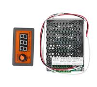 Respicefinem Regolatore di velocità del motore a corrente continua Pwm Display digitale Interruttore di velocità del motore multiuso per ventola a spazzola leggera 12v 80v 30a