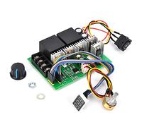 Respicefinem Regolatore Di Velocità Motore CC PWM Con Manopola Potenziometro Interruttore CW/CCW Max 80A Per Motori Spazzolati Compatibile Con 12V/24V/36V/48V Ideale Per Controllo Preci