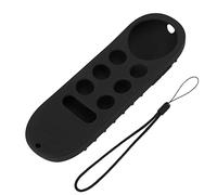 Respicefinem Remote Control Copertura protettiva Custodia in silicone per Chromecast con TV Remote Controller grigio morbido Skin Afli (Black Set)