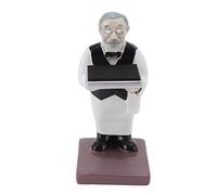Respicefinem Resin Cute Figure Model Multifunctional Watch Display Stand Ideal for Jewelry Necklace and Bracelet Storage on Dressing Table or Desk Old Housekeeper L (Old Housekeeper S)