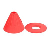 Respicefinem Reusable Silicon Resin Coffee Filter Strainer Dripper Coffee Machine Accessory for Home Outdoor (Rossa)