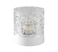 Respicefinem Ripple Night Light a 360 gradi Dinamico Lampada da tavolo a LED romantica crea affascinanti effetti di illuminazione con una simulazione di fiamma adatte alla camera (Homochromy Plugged