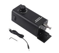 Respicefinem Rotisserie Motor 10W Electric Grill Replacement With 3 12V Adjustable Speed Aluminum Alloy Body And Built In Rechargeable Battery For Outdoor Barbecue Family