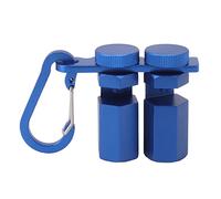 Respicefinem scale manometro manopola in lega di alluminio inquadratura quadrata arresta ad alta resistenza resistente e per la struttura e la struttura del raggio design nero (Blu)