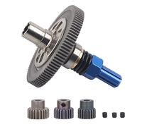 Respicefinem Set di Ingranaggi in Metallo Adatto per arrma senton 1/10 Granito Grande Roccia vorteks tifone e Altre Auto RC con Lega di Alluminio e Costruzione Acciaio temprato. (Blu Scuro)