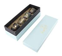 Respicefinem Set di tazze da tè Kung Fu in ceramica in stile giapponese, 4 pezzi, stoviglie cotte nel forno, per la degustazione e il del tè a casa, la superficie liscia mantiene (Godetevi le