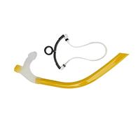 Respicefinem silicone snorkeling da nuoto con tuta per la testa regolabile ridotta per il nuoto addestramento a nuoto che si immerge RoyalBlue (Yellow)