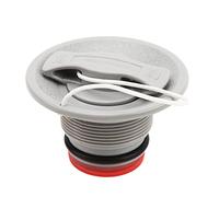 Respicefinem Sostituzione della Valvola dell'Aria per Barca da Kayak 2 Pezzi Tappo Gas Gonfiabile con Corda di Copertura a 8 Denti per Gommone Zattera Canoa Valvola Resistente in