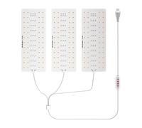 Respicefinem sotto il mobile lampada di crescita delle piante a led interno Dimmetro completo con tempistica 8h 12h 16h ideale per tutte le fasi della crescita delle piante nelle (3 Head)