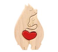 Respicefinem squisiti orsi di legno puzzle orso per bambini che mettono un pezzo decorativo unico per la tua casa aggiungendo calore e personalizzazione