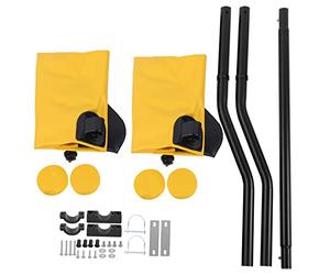 Respicefinem Stabilizzatore Gonfiabile per Kayak Kit Stabilizzatore per Canoa in PVC Accessorio Galleggiante per Barca di Bilanciamento per Una Maggiore Stabilità Design Leggero e (Gialla)