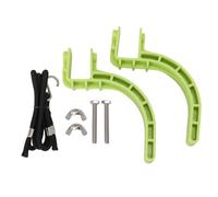 Respicefinem Staffe da Arrampicata Staffe ergonomiche in plastica per Arrampicata Rapida a Risparmio di manodopera con Corda per arrampicarsi sugli Alberi Verde (Verde)