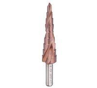 Respicefinem Step Drill Bit Cobalt Coating High Speed Steel M35 Triangular Shank Hole Opening Tool Offers Reduced Friction Extended Life And High Wear For Perforating Various (4-12 (Step 9))