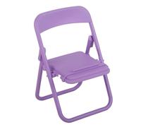 Respicefinem Supporto per Telefono in Materiale TPR con Supporto per Modalità Ritratto e Paesaggio, Supporto Mobile Compatto a Forma di Sgabello per Guardare Video da Scrivania, (Viola)