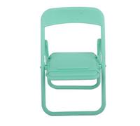 Respicefinem Supporto per Telefono in Materiale TPR con Supporto per Modalità Ritratto e Paesaggio, Supporto Mobile Compatto a Forma di Sgabello per Guardare Video da Scrivania, (Verde)