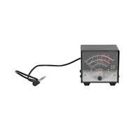 Respicefinem SWR METER POTENZA ESTERNO S Ricevi Componente elettronico con display chiaro Shell in lega di alluminio ad alta prestazione Adatto per FT857 FT897 Pannello nero (Pannello nero)