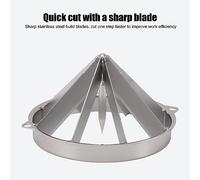 Respicefinem Taglierina Divisore in Acciaio Inossidabile con Manico ergonomico Lame Affilate Staccabili per Tagliare Facilmente la Frutta 8 Sezioni per Mele Pere Arance Uso (8 sezione)