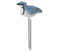 Respicefinem terreno metro per sensore di umidità igrometro per la sveglia automatica di allarme con design a forma di per giardino esterno interno usa la batteria incluso blu (Blu)